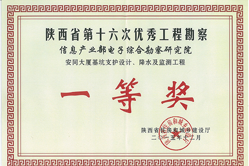 安同大廈省優(yōu)一等